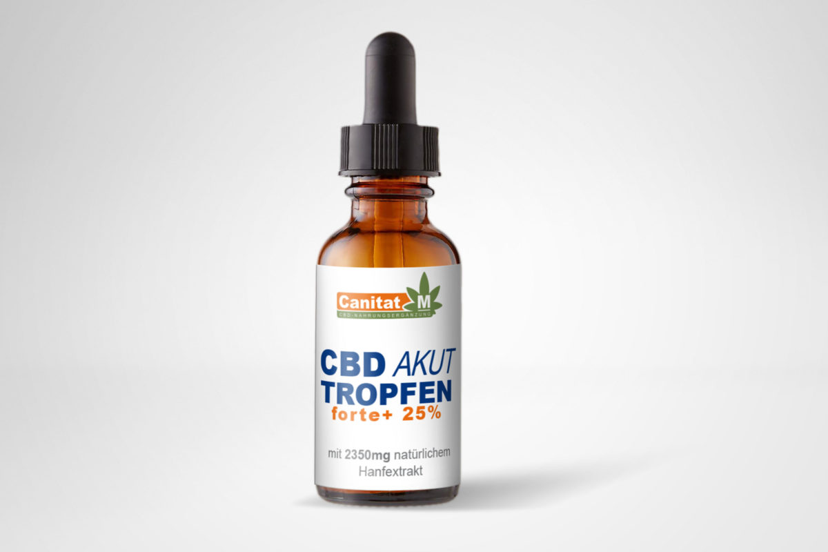 Canitat M Cbd Akut Tropfen Forte 25 Cbd Öl Mit 25 Med Cbd