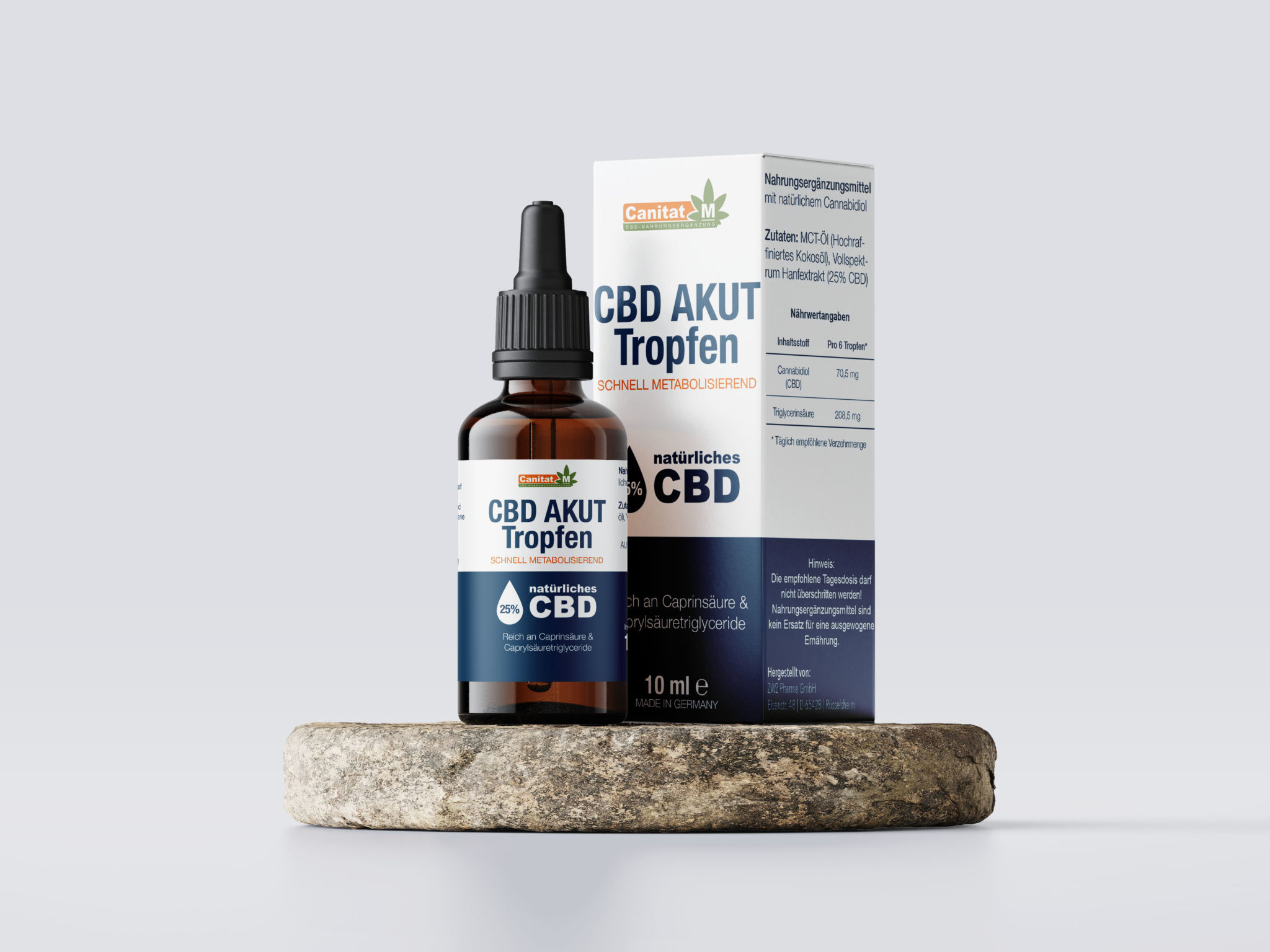 Canitat M Cbd Akut Tropfen Forte 25 Cbd Öl Mit 25 Med Cbd